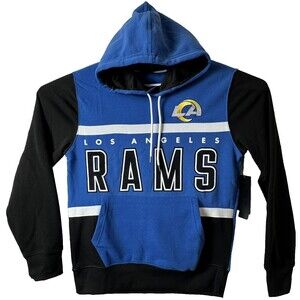 LA Rams Mens Size Small NFL Team Apparel 7th Collection Hoodie Pull Over S Sml